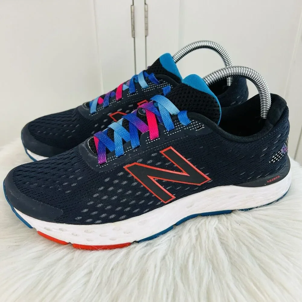 New Balance 680v6 Running Shoes Black Outerspace Ghost Pepper Colorful Womens 8 - Picture 1 of 8